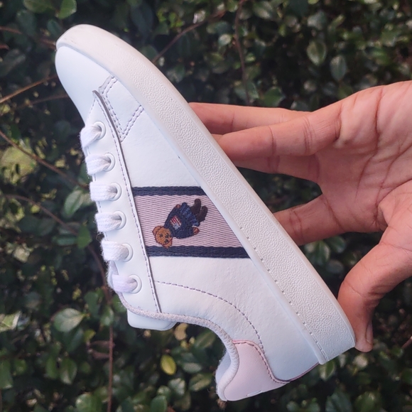 Polo Ralph Lauren Little kids Quilton Bear Sneakers - Picture 11 of 17